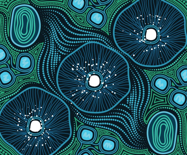 Aboriginal artwork design